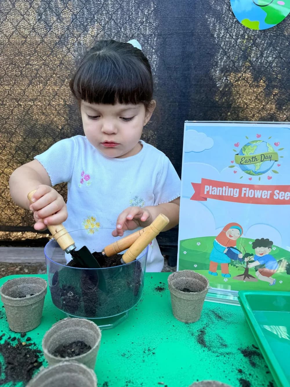 Planting seeds and learning about nature